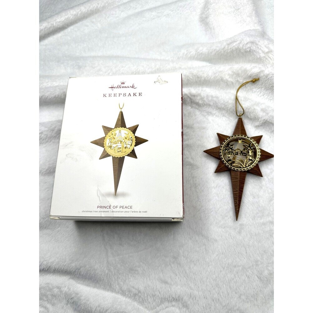 Hallmark Keepsake Prince of Peace Nativity Star Christmas Ornament Artist Crafty